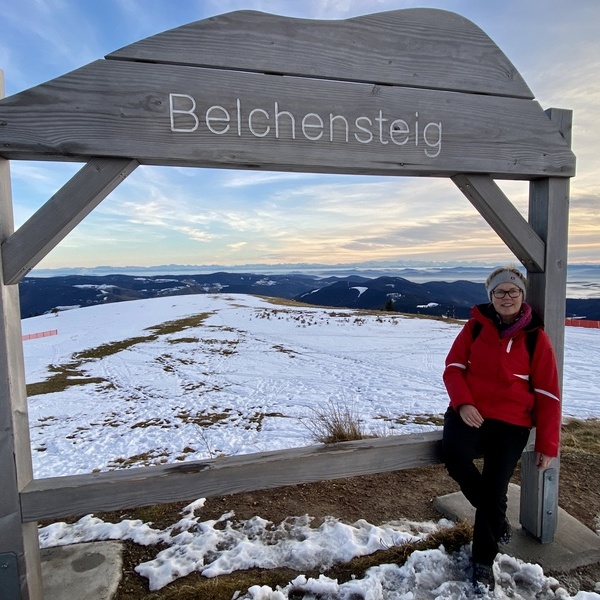 Auf dem Belchensteig mit Angie Fricker  A. Fricker